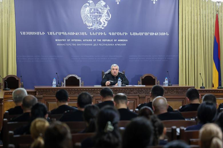 Օպերատիվ կառավարման կենտրոնի պետն անցկացրել է աշխատանքային խորհրդակցություն