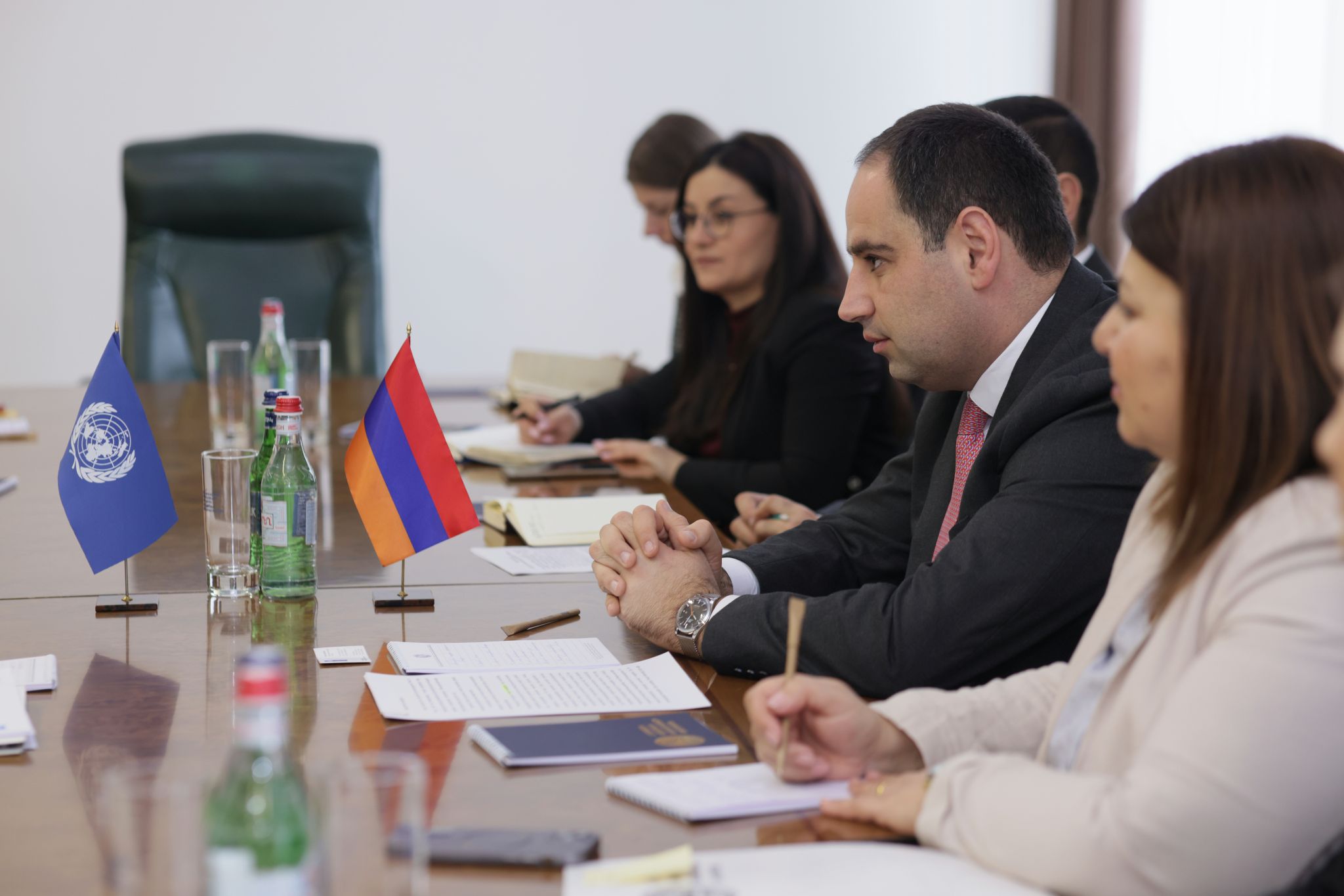 Դավիթ Խուդաթյանն ընդունել է Հայաստանում ՄԱԿ-ի զարգացման ծրագրի մշտական ներկայացուցչին