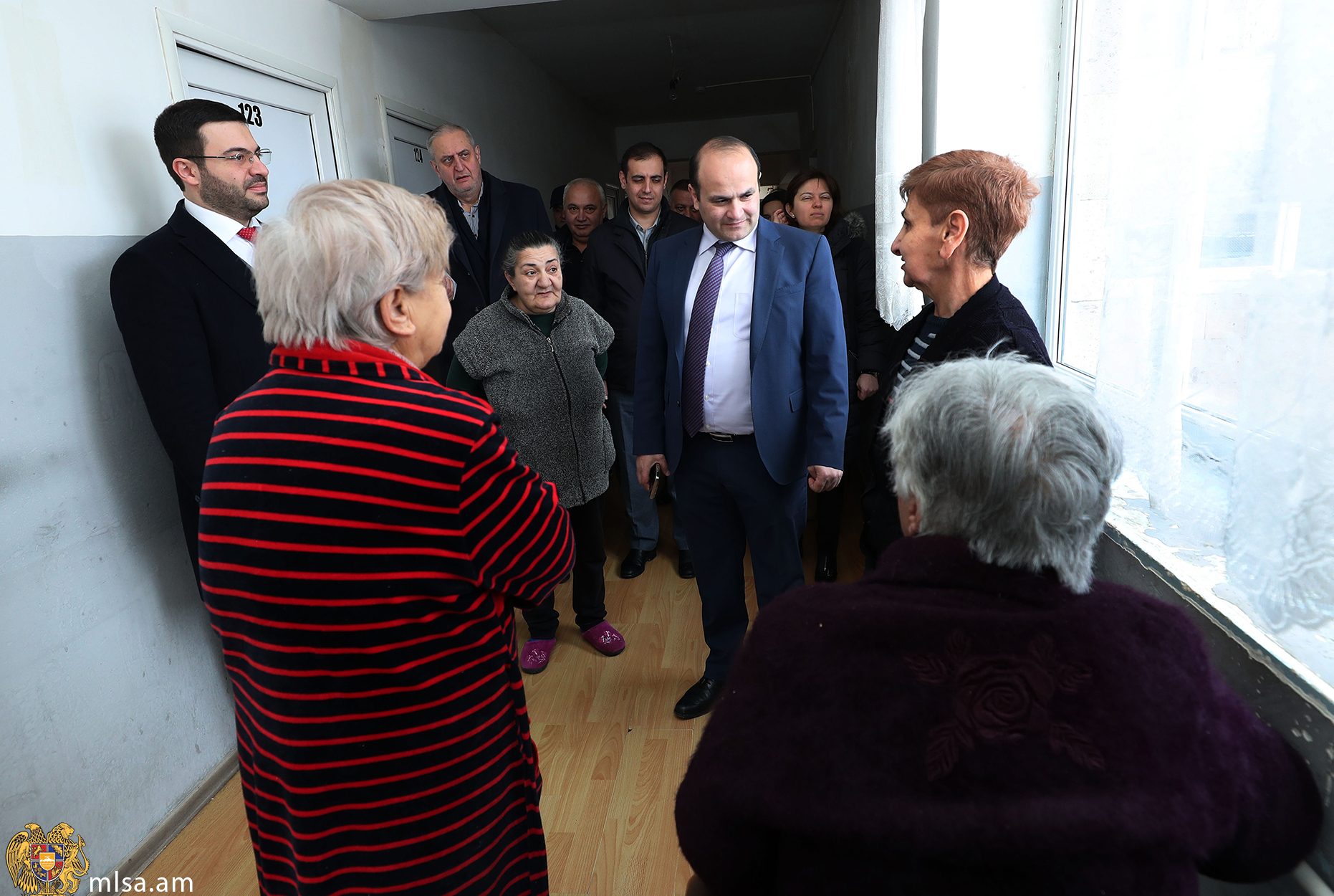 Նարեկ Մկրտչյանն այցելել է «Հաղթանակ» շուրջօրյա խնամքի կենտրոն