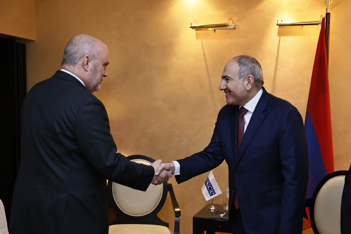 Վարչապետը հանդիպել է ԵԱՀԿ գլխավոր քարտուղարի հետ