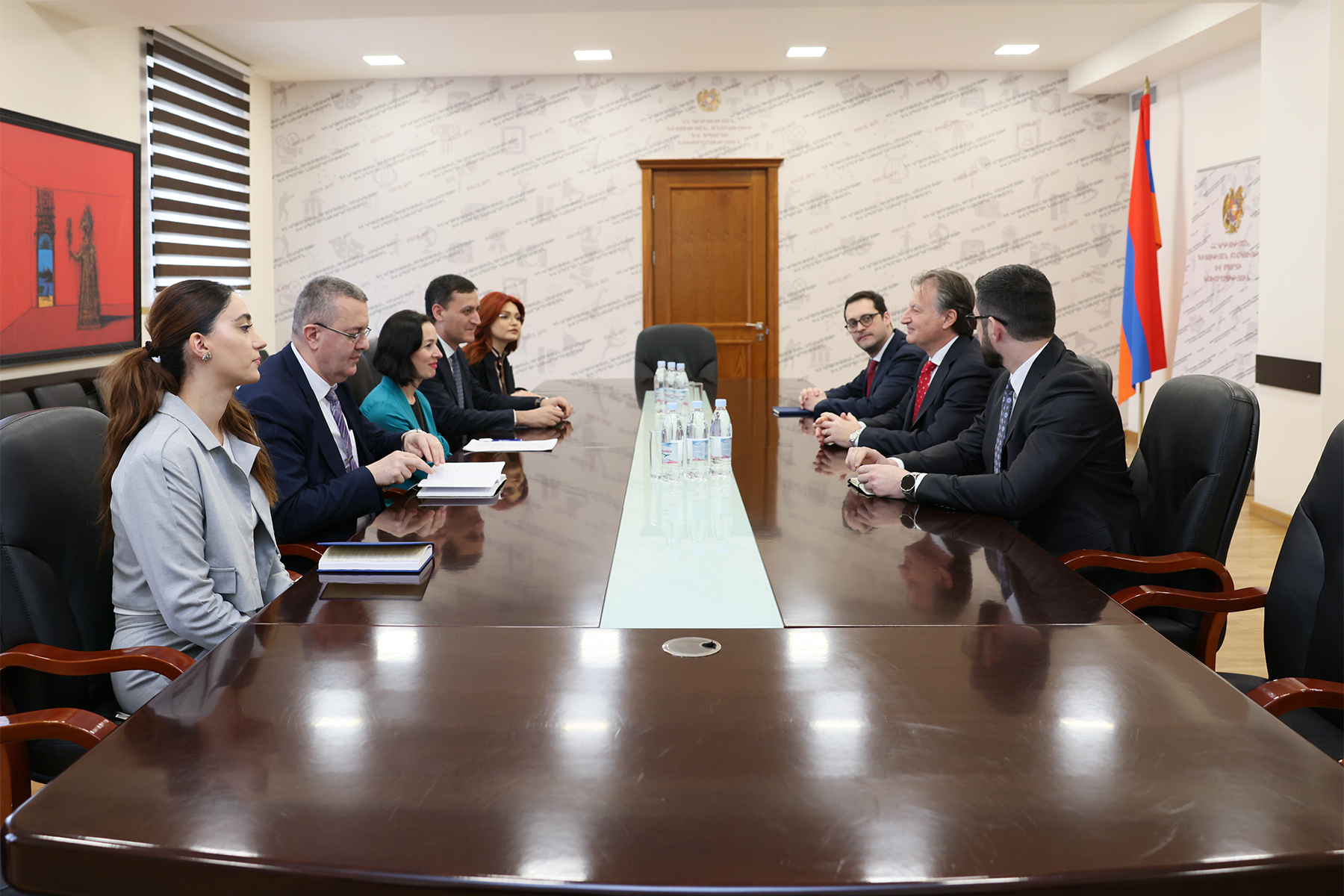 Ժաննա Անդրեասյանն ընդունել է ՀՀ-ում Իտալիայի նորանշանակ դեսպանին