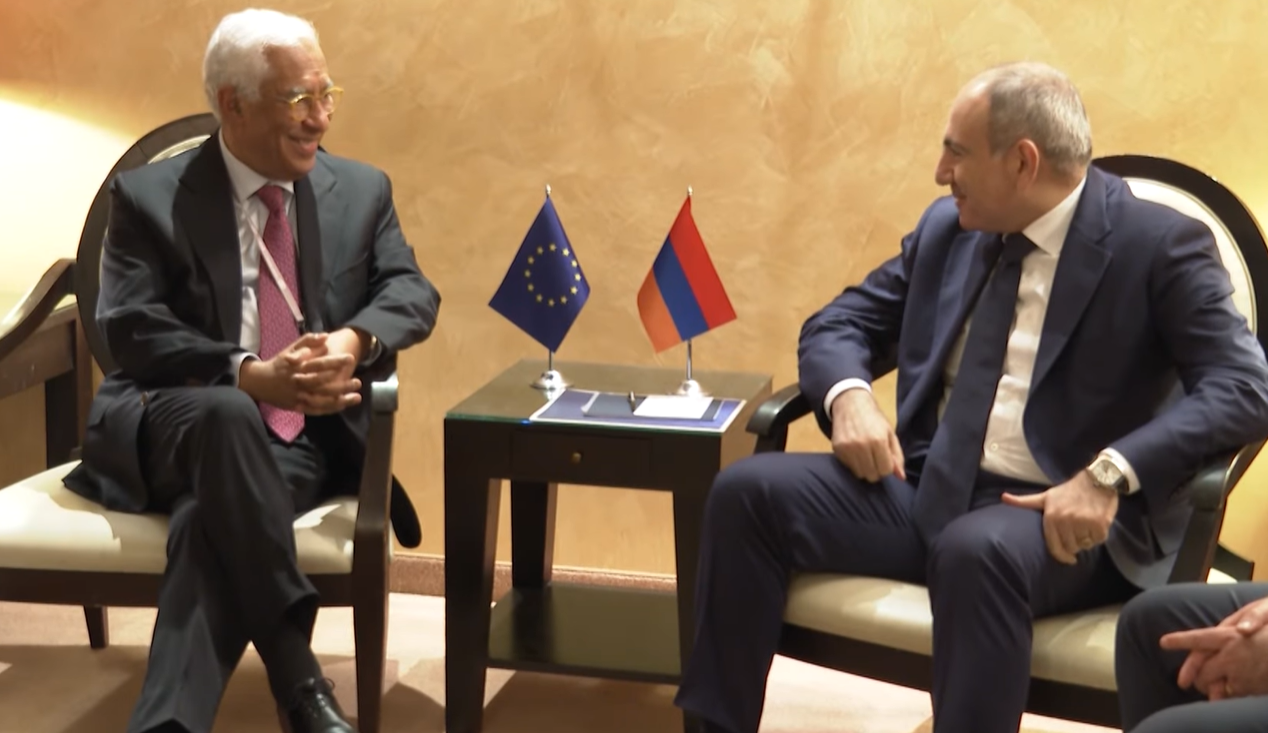 Նիկոլ Փաշինյանը հանդիպում է ունեցել Եվրոպական խորհրդի նախագահ Անտոնիու Կոշտայի հետ