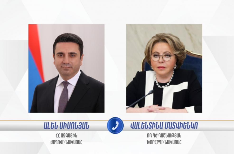 Ալեն Սիմոնյանը և Վալենտինա Մատվիենկոն քննարկել են ԱՊՀ ՄԽՎ խորհրդում եւ այլ հարթակներում համագործակցությանը վերաբերող տարբեր հարցեր