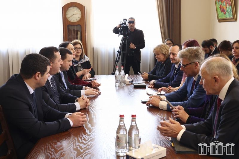 ԵՄ-Հայաստան խորհրդարանական գործընկերության կոմիտեի համանախագահ Նիլս Ուշակովսի գլխավորած պատվիրակությունն այցելել է ԵՊՀ