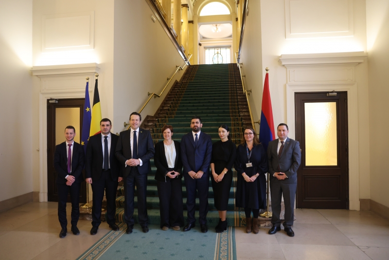 ԱԺ պատգամավորները հանդիպել են Բելգիայի Ներկայացուցիչների պալատի արտաքին հարաբերությունների հանձնաժողովի նախագահի և անդամների հետ