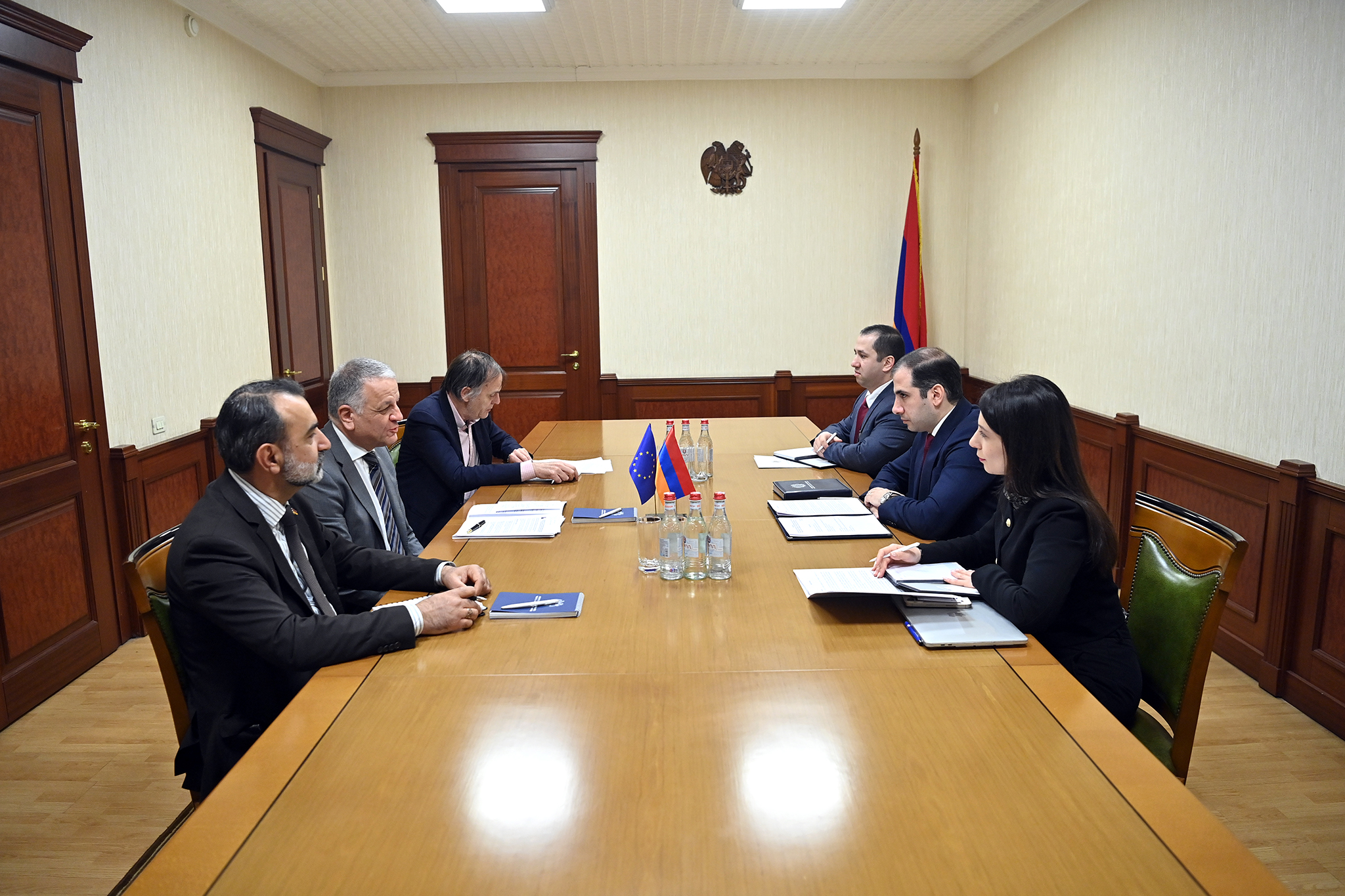 ՊԵԿ նախագահը հյուրընկալել է Հայաստանում ԵՄ պատվիրակության ղեկավար, դեսպան Վասիլիս Մարագոսին