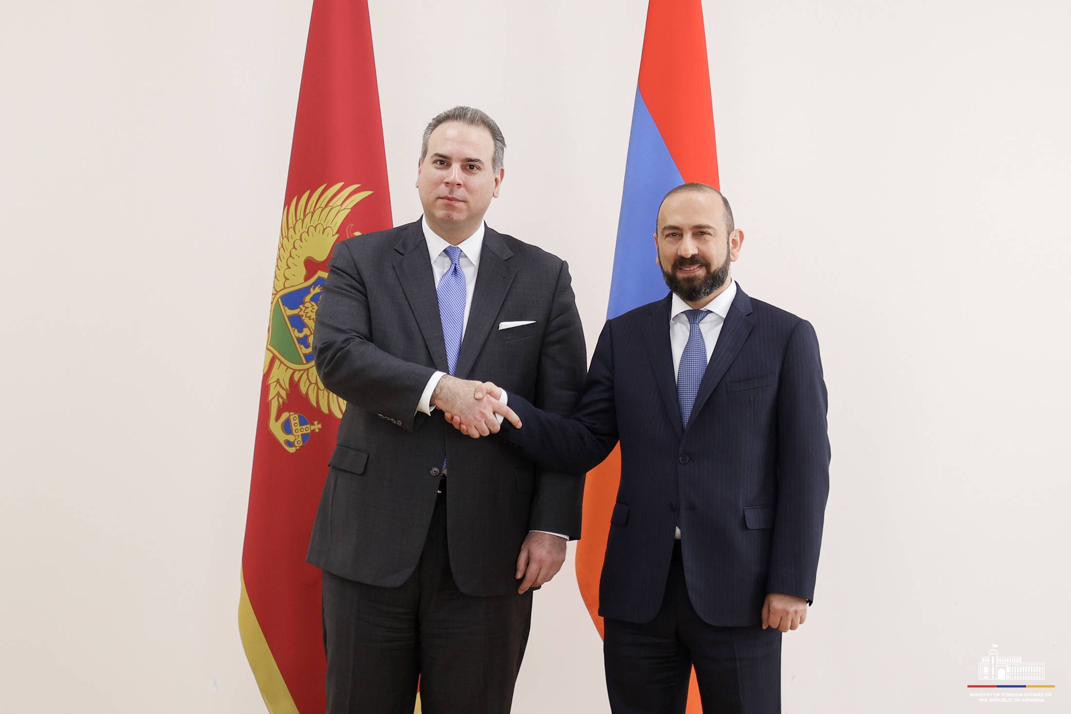 Արարատ Միրզոյանը հանդիպել է Չեռնոգորիայի արտաքին և եվրոպական գործերի փոխվարչապետի հետ