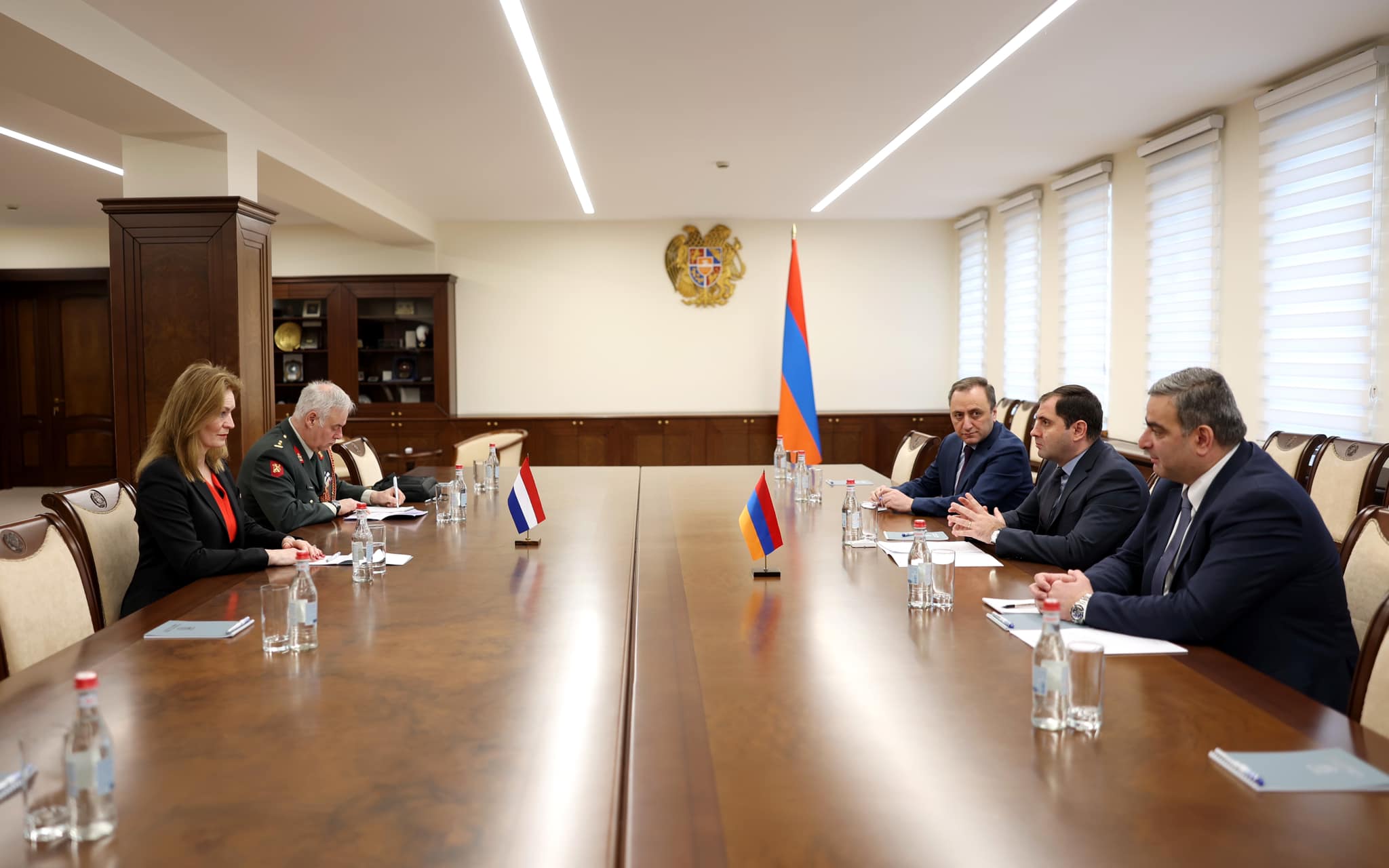 Քննարկվել են պաշտպանության բնագավառում Հայաստանի և Նիդերլանդների միջև համագործակցության հնարավորություններին վերաբերող հարցեր