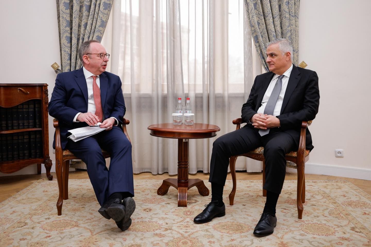 Մհեր Գրիգորյանն ընդունել է Ասիական զարգացման բանկի (ԱԶԲ) Կենտրոնական և Արևմտյան Ասիայի վարչության գլխավոր տնօրեն Եվգենի Ժուկովին
