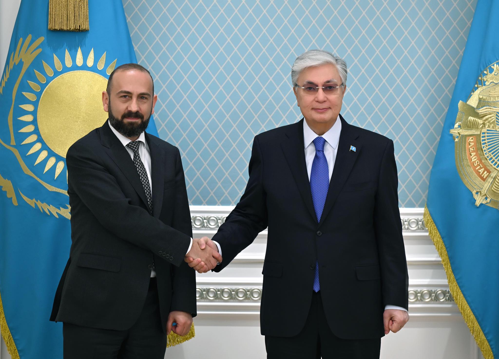 Արարատ Միրզոյանը հանդիպել է Ղազախստանի նախագահ Կասիմ-Ժոմարտ Տոկաևի հետ
