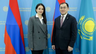 Ղազախստանի գործընկերների հետ քննարկումներում անդրադարձ է կատարվել ռազմավարական հաղորդակցության ոլորտում համագործակցությանը