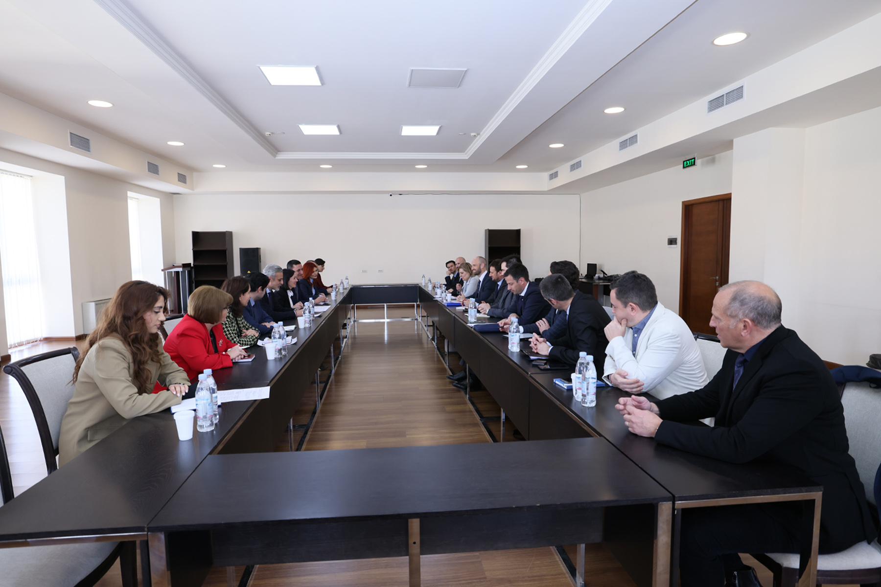 Ֆրանսիացի գործընկերների հետ քննարկվել են Ֆրանկոֆոնիայի 10-րդ մարզամշակութային խաղերի կազմակերպման հարցերը