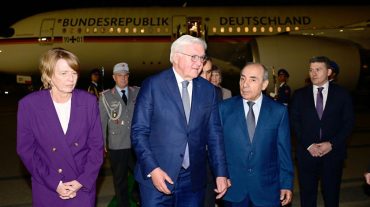 Գերմանիայի նախագահը պաշտոնական այցով ժամանել է Ադրբեջան