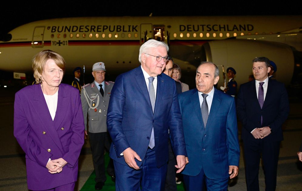 Գերմանիայի նախագահը պաշտոնական այցով ժամանել է Ադրբեջան