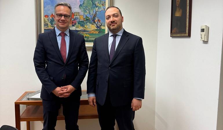 ԱԳՆ գլխավոր քարտուղարը հանդիպել է Խորվաթիայի ԱԳՆ քաղաքական ծրագրավորման տնօրինության ղեկավարի հետ