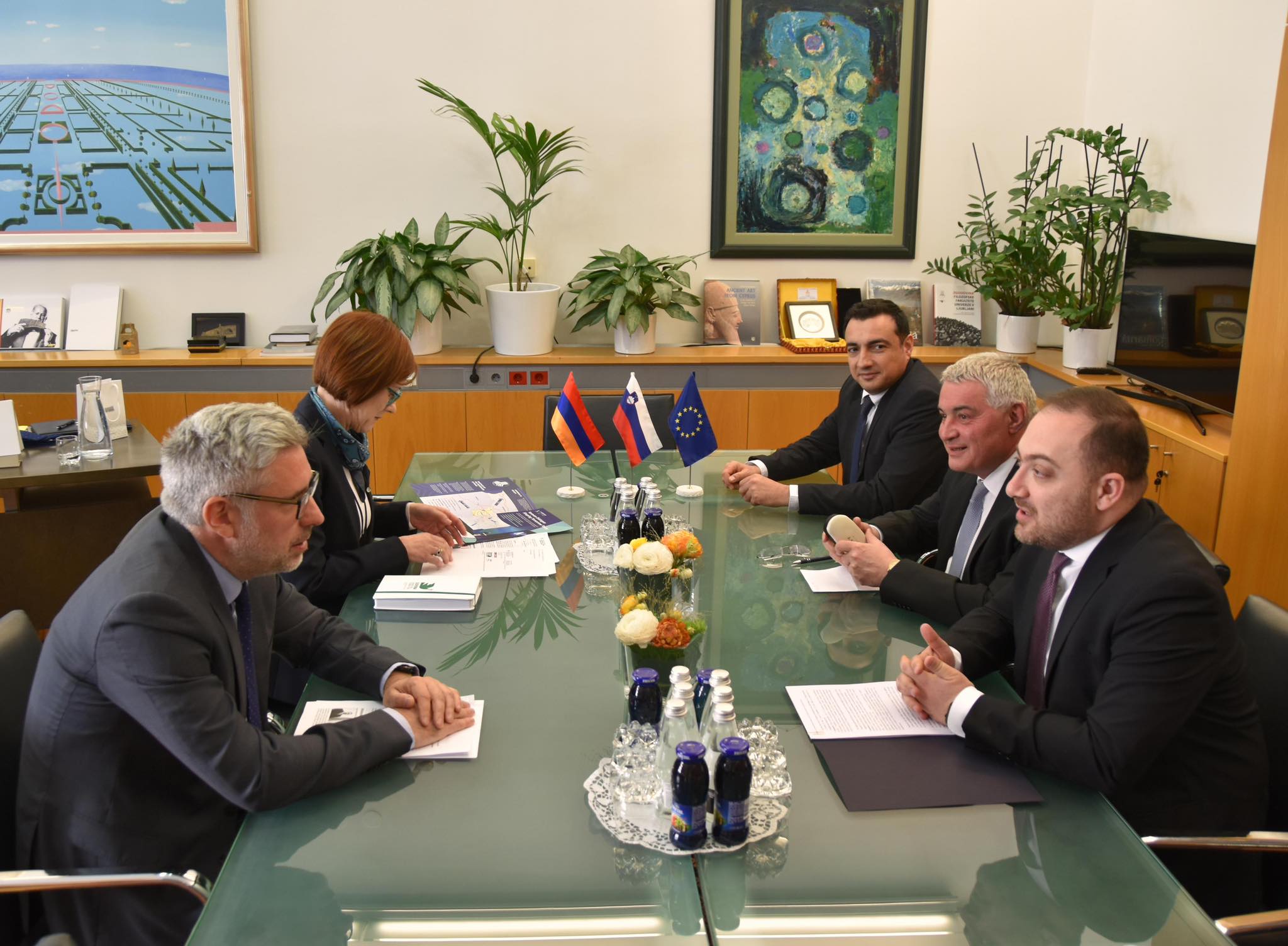 Քննարկվել են Հայաստան-Սլովենիա երկկողմ հարաբերությունների օրակարգին առնչվող մի շարք հարցեր