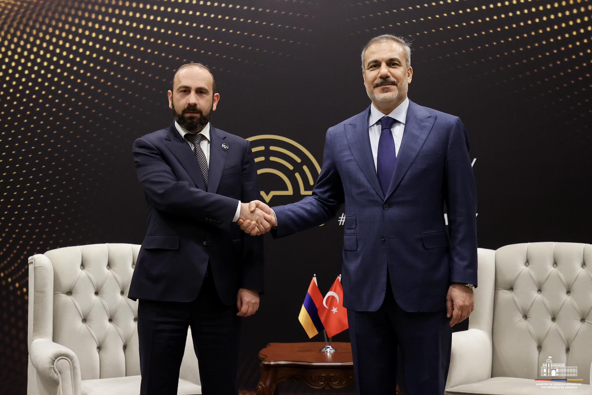 Միրզոյանն ու Ֆիդանը քննարկել են Հայաստան – Թուրքիա երկկողմ օրակարգի ընթացիկ կետերը