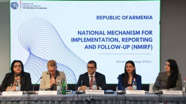 Տեղի է ունեցել ՄԱԿ-ի Համընդհանուր պարբերական դիտարկման 4-րդ շրջանի ՀՀ ազգային զեկույցի շնորհանդեսը