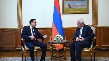 Նախագահ Վահագն Խաչատուրյանն ընդունել է Երևանի քաղաքապետ Տիգրան Ավինյանին