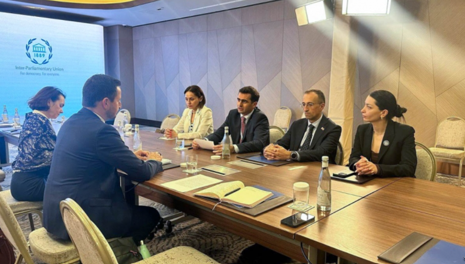 Հակոբ Արշակյանը ԵԽ փոխնախագահի հետ քննարկել է տարբեր ոլորտներում համագործակցության նոր հնարավորությունների վերաբերյալ հարցեր