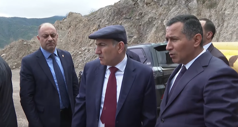 Փաշինյանը ծանոթացել է Խոտ-Որոտան ավտոճանապարհի վերակառուցման աշխատանքների ընթացքին