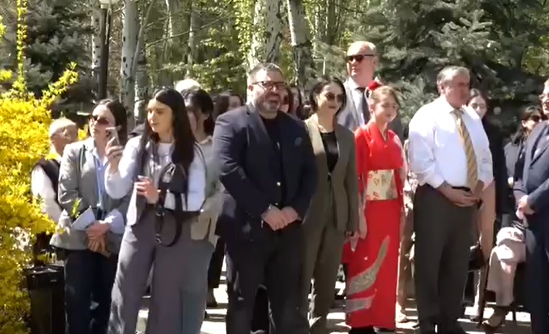 Խորհրդարանի այգում նշվել է ճապոնական «Հանամի» տոնը