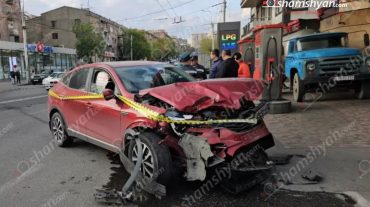 Երևանում բախվել են «Renault Arkana»-ն, «Nissan Tiida»-ն և «Kia Sorento»-ն․ կա 3 վիրավոր