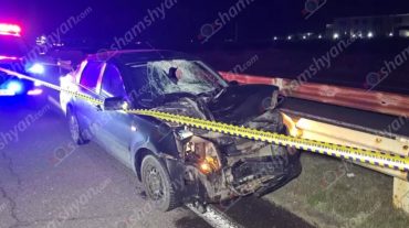 Երևան-Սևան ավտոճանապարհին «Datsun»-ը վրաերթի է ենթարկել հետիոտնի