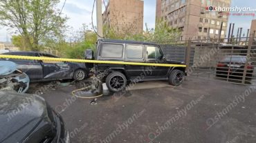 Երևանում «Nissan March»-ը բախվել է կայանված «Mercedes G500» և «Dodge» մակնիշի ավտոմեքենաներին. կա վիրավոր
