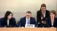ԱԳ նախարարի տեղակալ Ռոբերտ Աբիսողոմոնյանի ելույթը` Հայաստանի զեկույցի դիտարկմանը