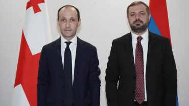 Գևորգ Պապոյանը հանդիպել է Վրաստանի էկոնոմիկայի և կայուն զարգացման նախարար Լևան Դավիթաշվիլիի հետ