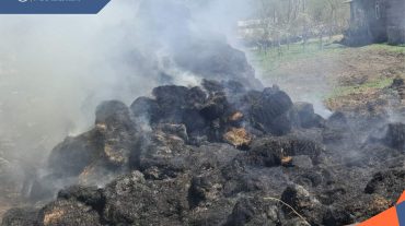 Հողմիկ գյուղում այրվել է անասնակեր