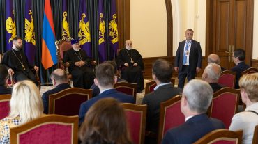Ամենայն Հայոց Կաթողիկոսն ընդունել է Դատավորների եվրոպական միության տարեկան համաժողովի մասնակիցներին