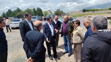 Քաղաքաշինության կոմիտեի նախագահն այցելել է Եղվարդի բժշկական կենտրոնի շինհրապարակ