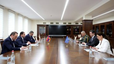 Քննարկվել են պաշտպանության բնագավառում Հայաստան-Հունաստան համագործակցությանը վերաբերող հարցեր
