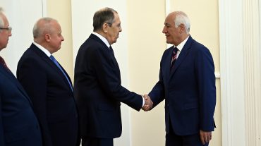 Նախագահ Վահագն Խաչատուրյանն ընդունել է Սերգեյ Լավրովին