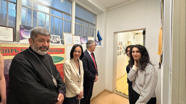 Ժաննա Անդրեասյանն այցելել է Էստոնիայի հայկական կիրակնօրյա դպրոց