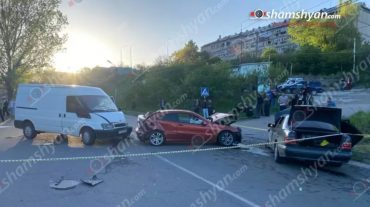 Վանաձորում բախվել են 2 «Mercedes»-ները և «Ford Transit»-ը․ կա 11 վիրավոր
