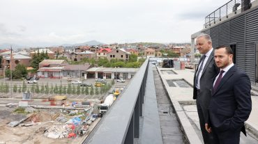 Մխիթար Հայրապետյանը ԵՄ դեսպան Վասիլիս Մարագոսի հետ այցելել է «Ինժեներական քաղաք»
