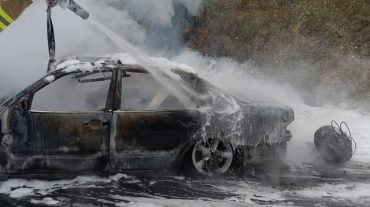 Առինջ գյուղում այրվել է ավտոմեքենա