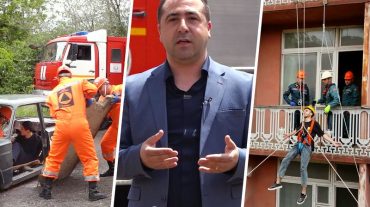 Արգելափակված քաղաքացիներ, փլատակների տակ մնացած մեքենա. երկրաշարժի իմիտացիա Եղեգնաձորում