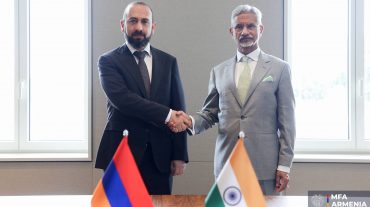 Արարատ Միրզոյանը հանդիպում է ունեցել Հնդկաստանի ԱԳ նախարարի հետ
