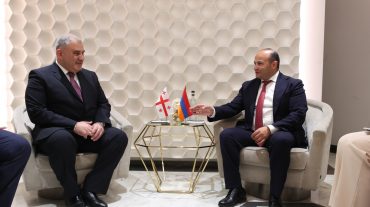 Նարեկ Մկրտչյանը Միխեիլ Սարջվելաձեի հետ քննարկել է աշխատանքի և սոցիալական պաշտպանության ոլորտում փոխադարձ հետաքրքրություն ներկայացնող հարցեր