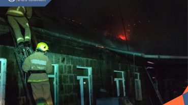 Հրդեհ Ախուրյան գյուղում