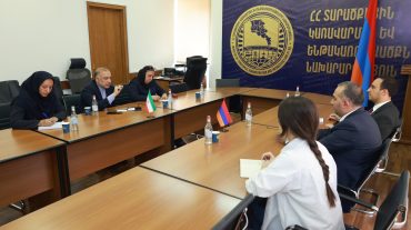 ՏԿԵ նախարարի տեղակալն ու Իրանի դեսպանը քննարկել են երկկողմ հարաբերությունները