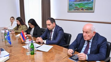 ՏԿԵ նախարարն ընդունել է Հայաստանում ԵՄ պատվիրակության ղեկավար, դեսպան Վասիլիս Մարագոսին