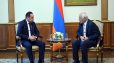 Նախագահ Վահագն Խաչատուրյանն ընդունել է ՏԿԵ նախարար Դավիթ Խուդաթյանին