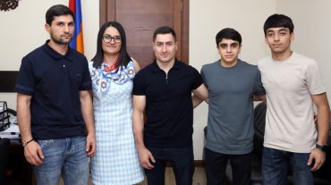 ԿԳՄՍ նախարարի տեղակալ Հասմիկ Ավագյանն ընդունել է մարմնամարզության Եվրոպայի առաջնության մեդալակիրներին