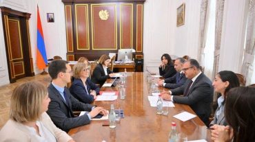 Փոխվարչապետ Տիգրան Խաչատրյանն այսօր ընդունել է Վերոնիկա Գարսիա Դել Արկոյի գլխավորած պատվիրակությանը