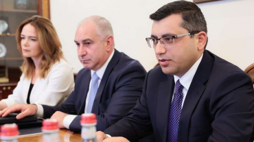 ՀՀ հակակոռուպցիոն կոմիտեի նախագահը հանդիպել է ՀՀ-ում Եվրոպական միության պատվիրակության ղեկավար Վասիլիս Մարագոսի հետ